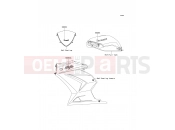 KAWASAKI 2012 Decals(Ebony)(Black)