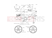 KAWASAKI 2012 Decals(Green)
