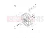 KAWASAKI VERSYS ABS (KLE650DCFW) Front Hub