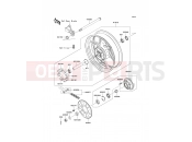 KAWASAKI VERSYS ABS (KLE650DCFW) Rear Hub