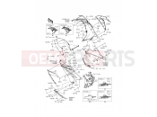 Cowling Lowers - Kawasaki NINJA 300 ABS (EX300BDF) 2013