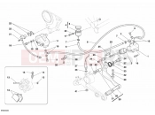 DUCATI Monster S2R 1000 REAR BRAKE SYSTEM » BRAKING SYSTEM