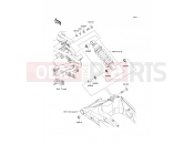 Suspension/Shock Absorber - Kawasaki VERSYS ABS (KLE650DEF) 2014