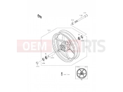 KAWASAKI ER-6f ABS (EX650FFF) Front Hub