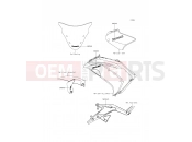 KAWASAKI ER-6f ABS (EX650FFF) Decals(Black)