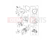 KAWASAKI 2015 Left Engine Cover(s)