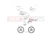KAWASAKI ER-6f (EX650EGF) Decals(Red)