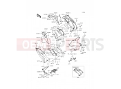 KAWASAKI ER-6f (EX650EGF) Cowling Lowers