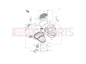 KAWASAKI ER-6f ABS (EX650FGF) Air Cleaner