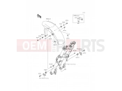 KAWASAKI ER-6f ABS (EX650FGF) Front Fender(s)