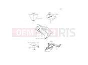 KAWASAKI ER-6f ABS (EX650FGF) Decals(Gray)