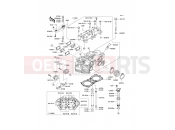 Cylinder Head - Kawasaki W650 (EJ650-C6P) 2004