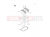 Cylinder Head Cover - Kawasaki W650 (EJ650-C6P) 2004
