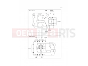 KAWASAKI 2005 Crankcase Bolt Pattern