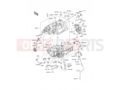 Crankcase(-ER650AE057323) - Kawasaki ER-6f (EX650A6F) 2006