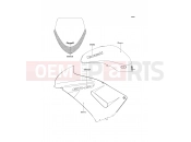 Decals(Ebony) - Kawasaki ER-6f (EX650A6F) 2006