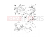 Frame Fittings - Kawasaki W650 (EJ650C6F) 2006