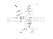 Footrests - Kawasaki W650 (EJ650C6F) 2006