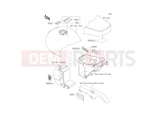 Labels - Kawasaki W650 (EJ650C6F) 2006