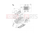 Cylinder Head - Kawasaki ER-6f (EX650A7F) 2007
