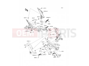 Footrests - Kawasaki ER-6f (EX650A7F) 2007