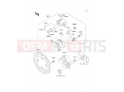 Rear Brake - Kawasaki ER-6f (EX650A7F) 2007