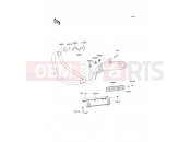 Muffler(s) - Kawasaki KLE500 (KLE500B7F) 2007