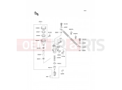 Rear Master Cylinder - Kawasaki KLE500 (KLE500B7F) 2007