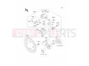 Rear Brake - Kawasaki VERSYS (KLE650A7F) 2007