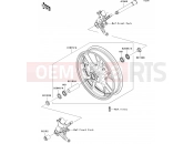 Front Hub - Kawasaki ZZR1400 (ZX1400A7F) 2007