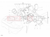 DUCATI 2007 Sportclassic 1000 Single-Seat THROTTLE BODY » INTAKE, CARBURETTOR