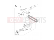 KAWASAKI MULE 600 (KAF400BDF) Driven Converter/Drive Belt