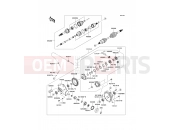 KAWASAKI MULE 610 4x4 (KAF400AAF) Drive Shaft-Front