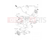 KAWASAKI MULE 610 4x4 (KAF400AAF) Rear Brake Piping
