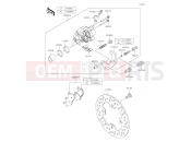 KAWASAKI MULE PRO-DXT (KAF1000AHF) Front Brake