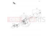 KAWASAKI MULE PRO-DXT (KAF1000AHF) Steering Wheel