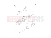 KAWASAKI 2000 Gear Change Drum/Shift Fork(s)