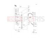 KAWASAKI 2000 Rear Master Cylinder