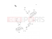 Footrests - Kawasaki KX500 (KX500-E13) 2001