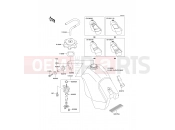 Fuel Tank - Kawasaki KX500 (KX500-E13) 2001