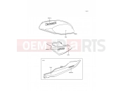 KAWASAKI 2000 Decals(Red)