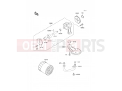 KAWASAKI GPZ500S (EX500-E7) Oil Pump
