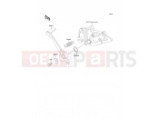 KAWASAKI GPZ500S (EX500-E7) Brake Pedal