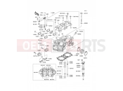 Cylinder Head - Kawasaki W650 (EJ650-A4) 2002