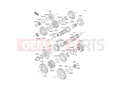 Transmission - Kawasaki W650 (EJ650-C4) 2002