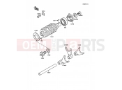 Gear Change Drum/Shift Fork(s) - Kawasaki KMX125 (KMX125-A2) 1987