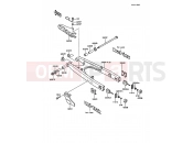 Swingarm - Kawasaki KMX125 (KMX125-A2) 1987