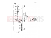 Rear Master Cylinder - Kawasaki KMX125 (KMX125-A2) 1987