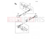 Turn Signals - Kawasaki KMX125 (KMX125-A2) 1987