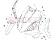 PIAGGIO Fly 50 2T Front shield